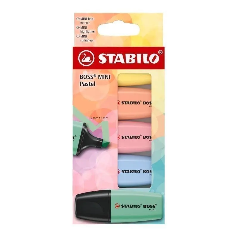 STABILO BOSS MINI Pastel 5 ks Sada