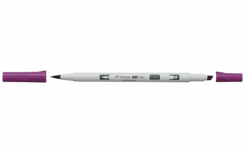 Tombow Oboustranný štětcový lihový fix ABT PRO - deep magenta