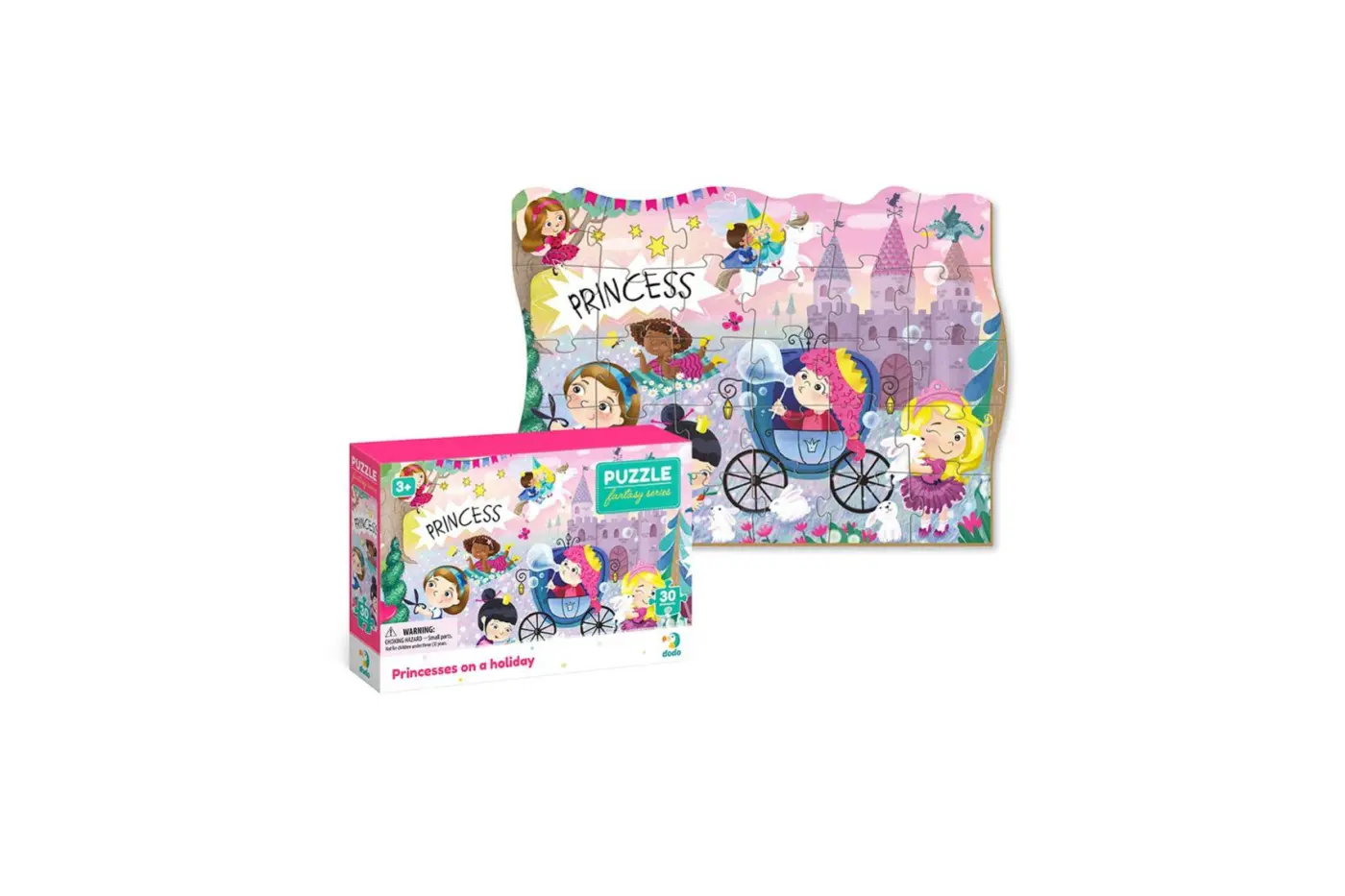 Puzzle Princezny na prázdninách 30 dílků
