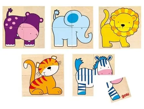 Divoká zvířata - puzzle z kategorie Maxi dieliky