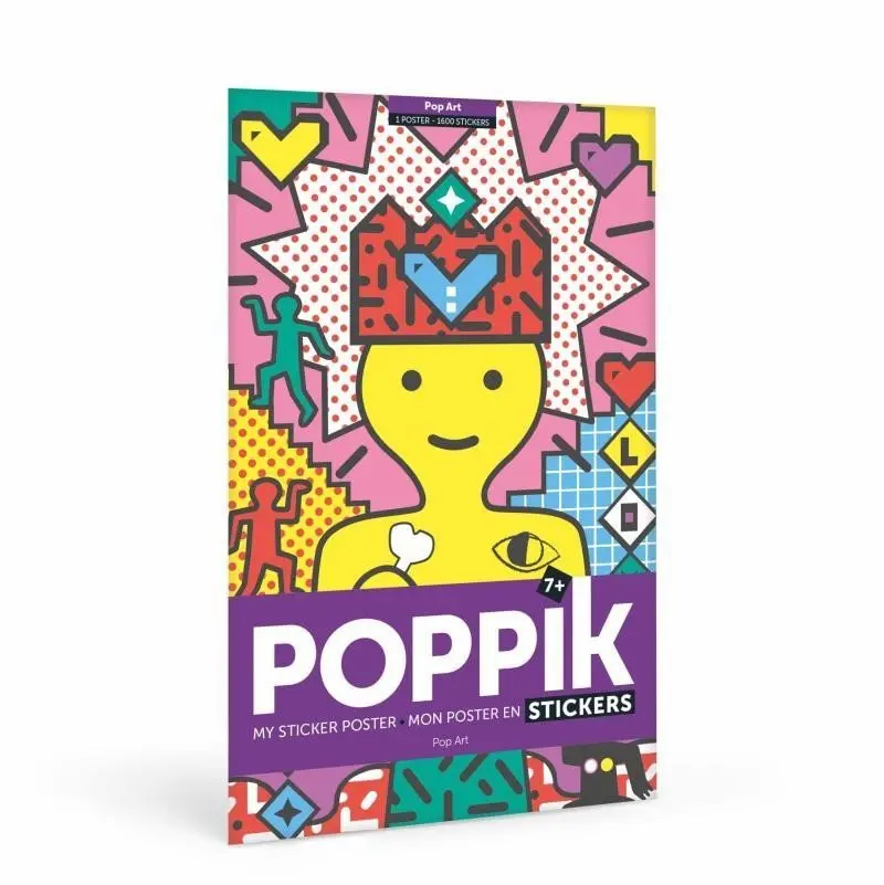 Poppik Samolepkový plakát - Pop Art