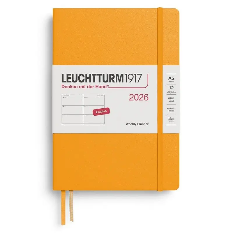 Weekly Planner 2026 Medium (A5) Rising Sun