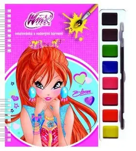 Winx Club Bloom - Omalovánka s vodovými barvami