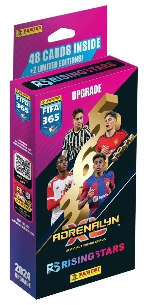 Panini FIFA 365 2023 / 2024 - ADRENALYN karty - RISING STARS (UPGRADE)