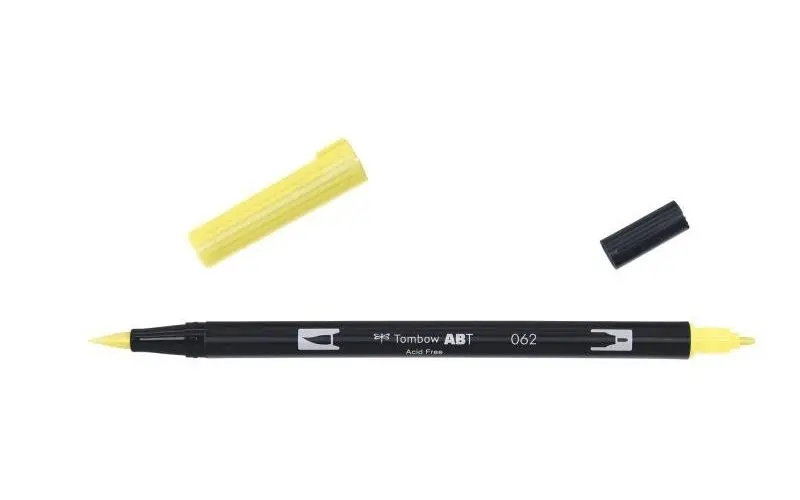 Tombow Oboustranný štětcový fix ABT - pale yellow