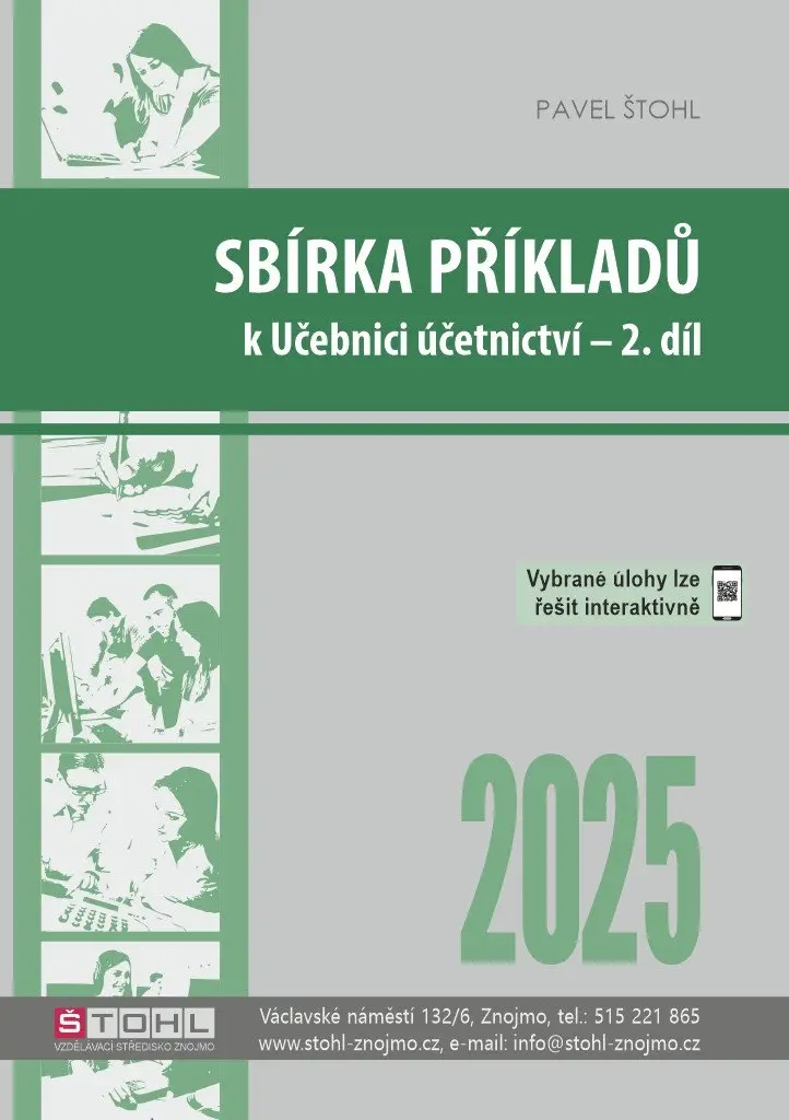 Sbírka příkladů k učebnici Účetnictví 2025 - 2. díl