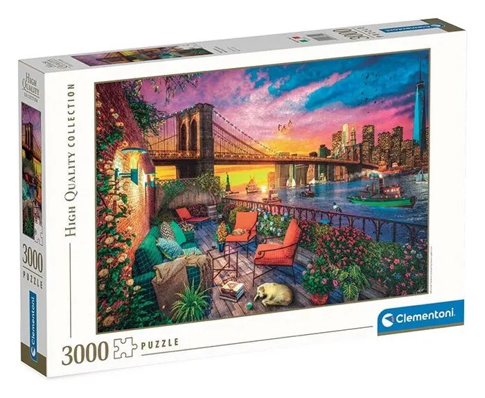 Clementoni Puzzle - Západ slunce nad Manhattanem - 3000 dílků