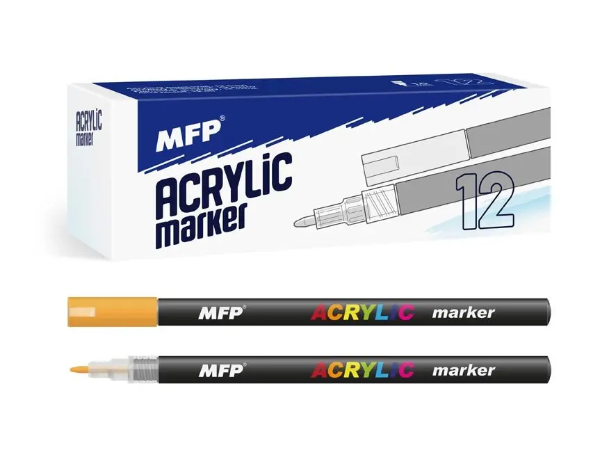 Akrylový popisovač MFP 1mm - oranžový
