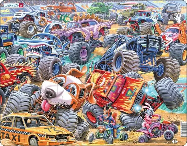 Monster Truck - Preteky (PG5) - puzzle z kategorie 15 – 60 dielikov