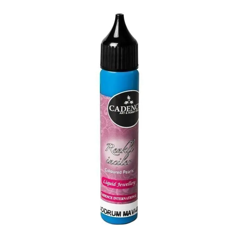 Tekuté perly Cadence, 25 ml - švestková modrá