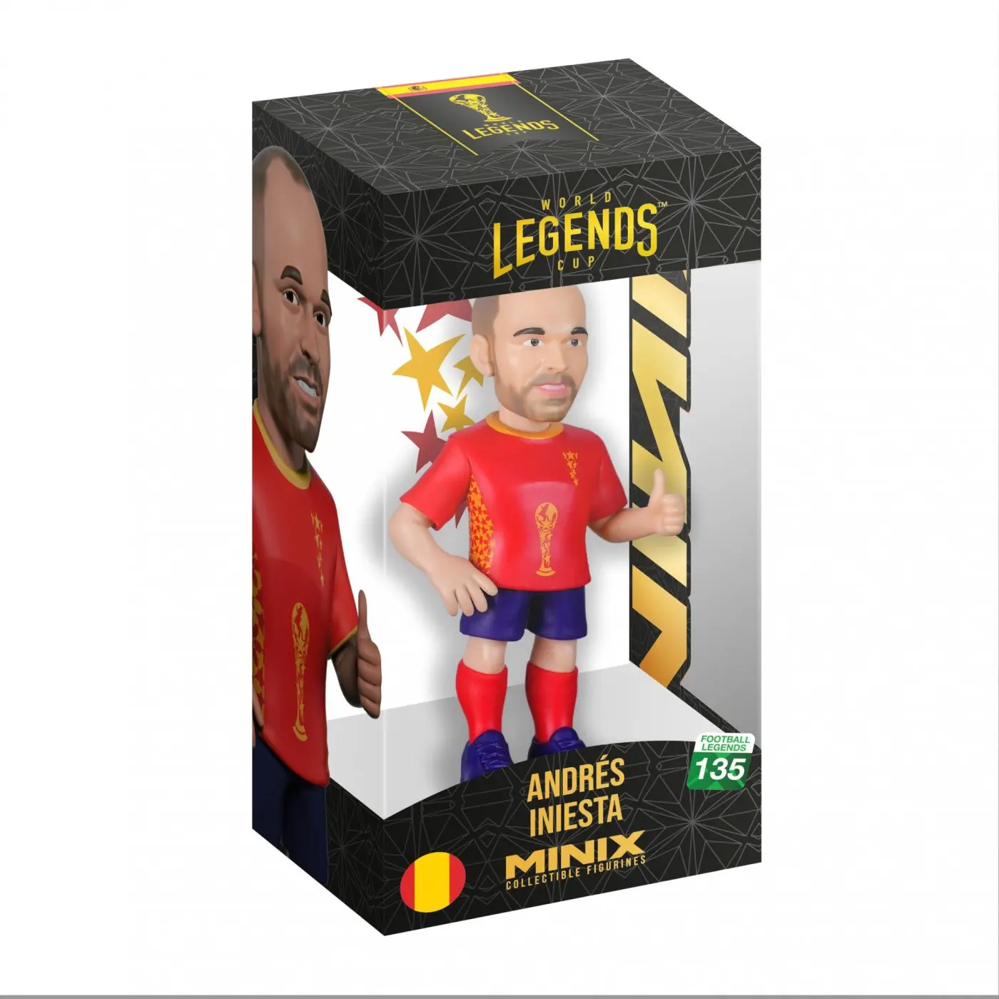 MINIX Football Legends: World Cup Legends Spain - Andrés Iniesta #135