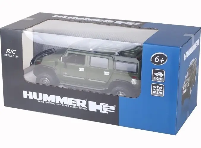 1:14 RC Hummer červené/zelené