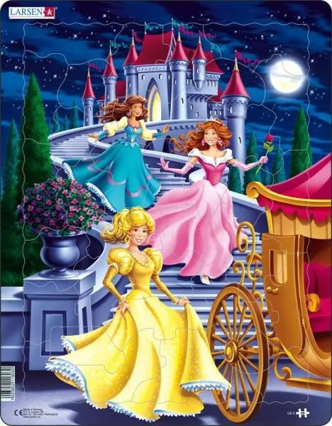 Princezné na zámku (US5) - puzzle z kategorie Maxi dieliky