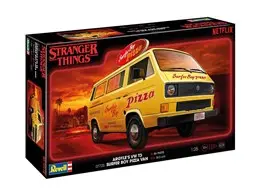 Revell STRANGER THINGS auto VW T3 Bus Surfer Boy 1:25