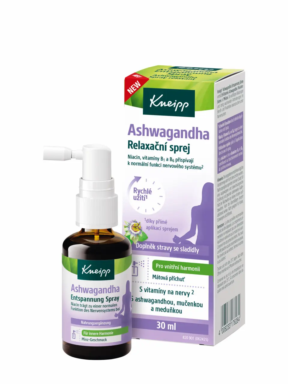 Kneipp Relaxační sprej Ashwagandha 30 ml