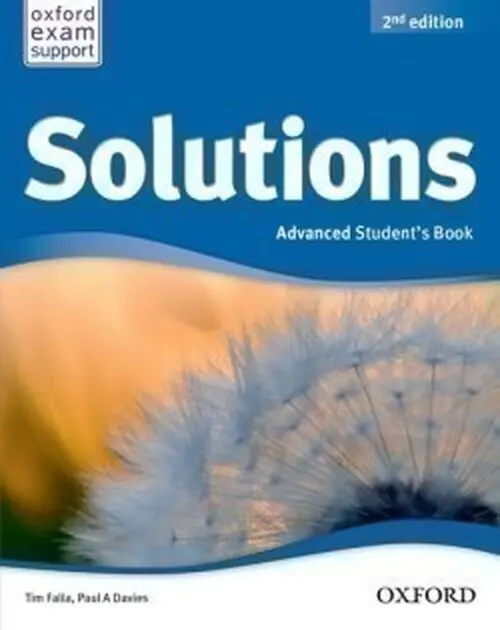 Solutions Advanced Student´s Book 2nd (International Edition) - Tim Falla