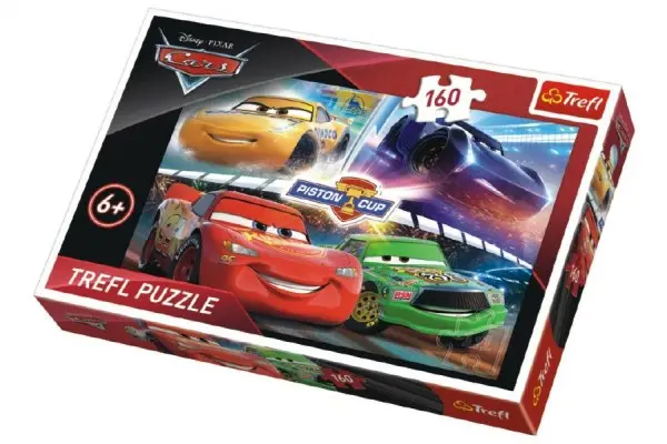 Trefl Puzzle Auta 3 - Výhra v závodě / 160 dílků