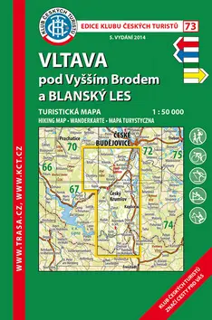 KČT 73s. Vltava pod Vyšším Brodem 5.vyd.2014