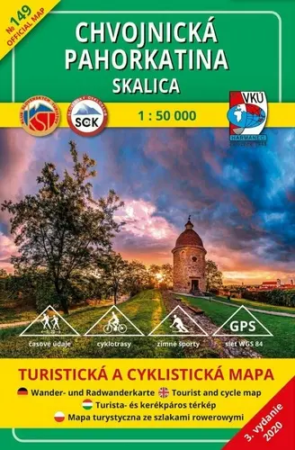 Chvojnická pahorkatina, Skalica 1 : 50 000 (149 Turistická a cyklistická mapa) - kniha z kategorie Mapy Európy