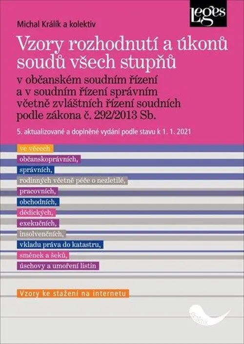 Vzory rozhodnutí a úkonů soudů všech stupňů - Michal Králík