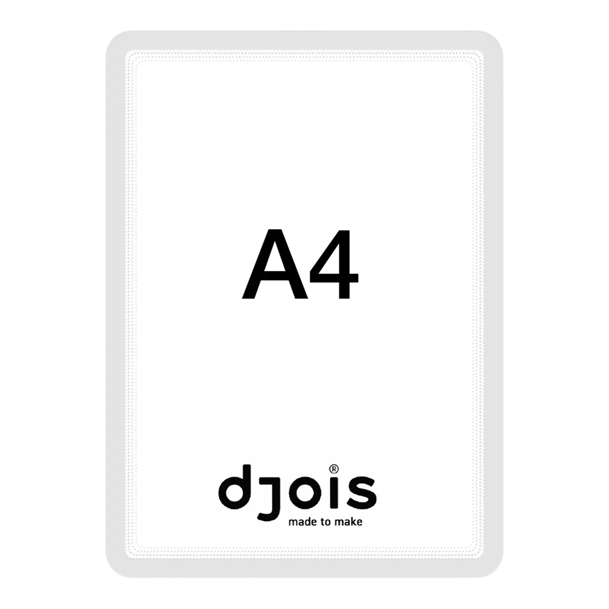 djois samolepicí rámeček - Magneto, A4, bílý, 2 ks