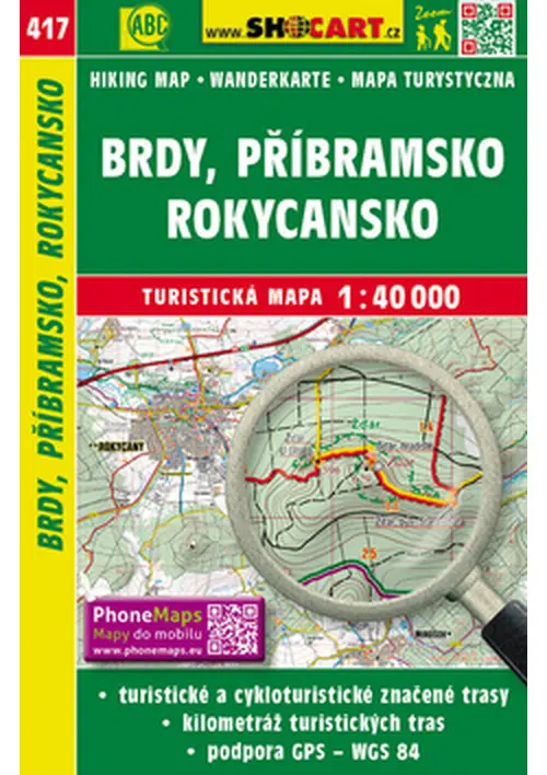 SC 417 Brdy, Příbramsko, Rokycansko 1:40 000