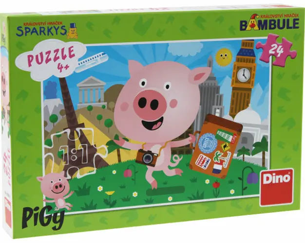 Puzzle Prasátko Pigy 24 dílků - EPEE
