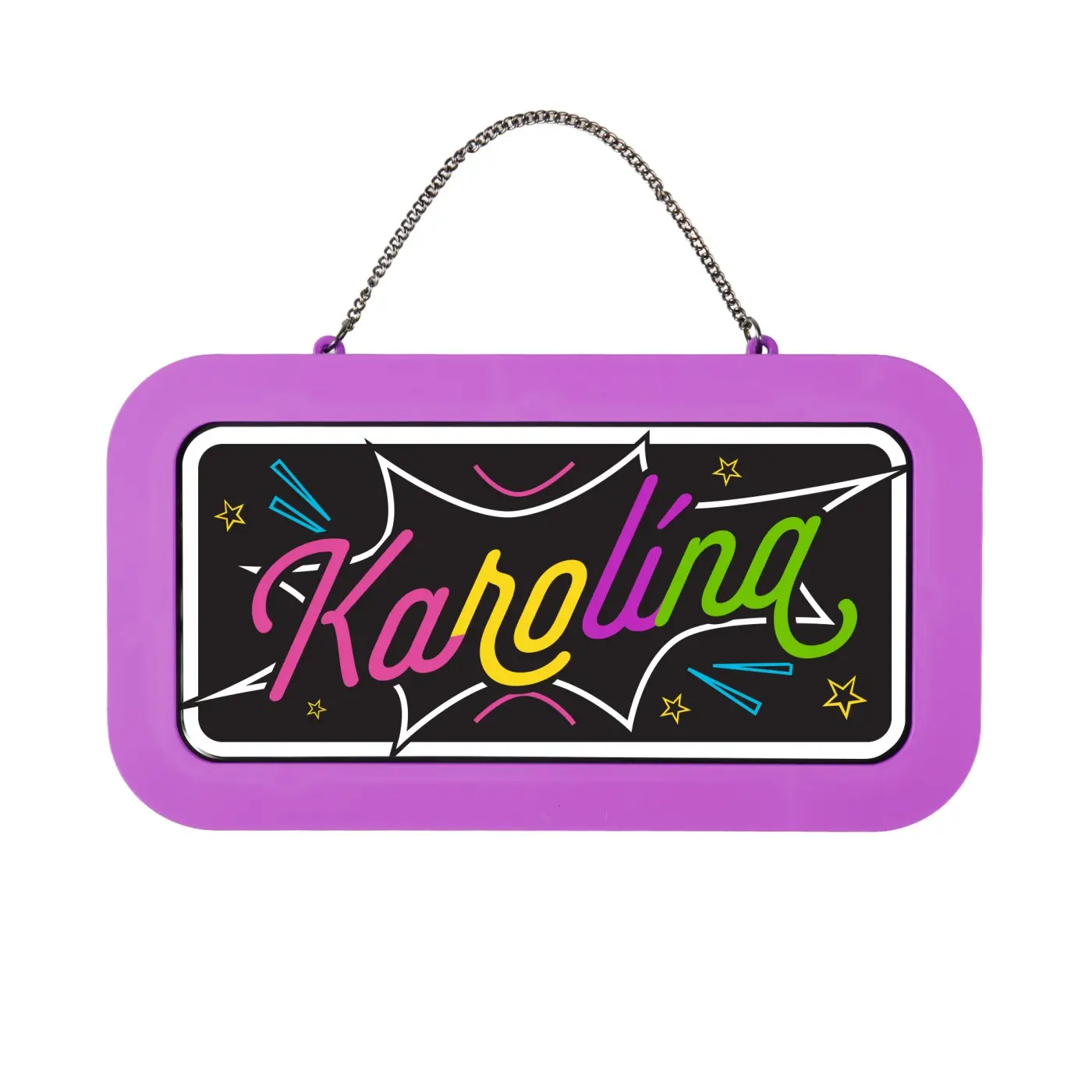 Neonová cedulka se jménem - Karolína - Albi