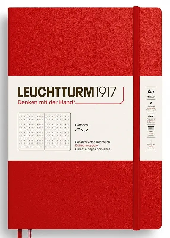 Zápisník Cherry Softcover Medium (A5) tečkovaný