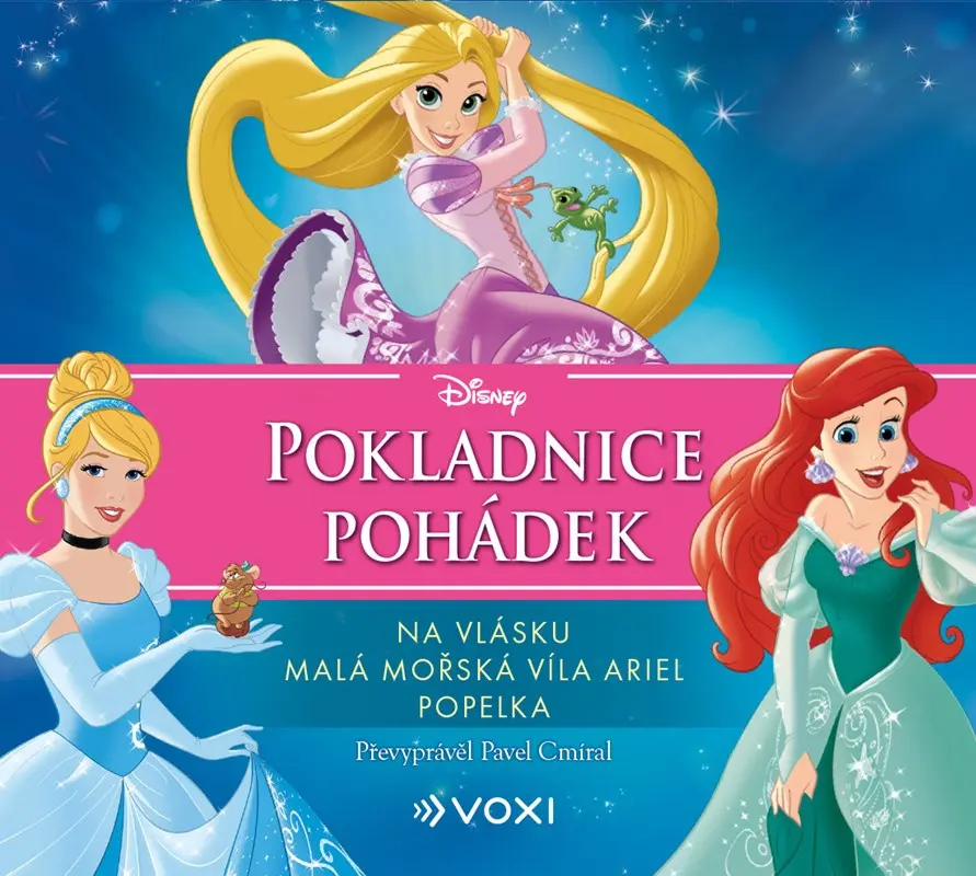 Disney - Na vlásku, Malá mořská víla Ariel, Popelka ( pro děti) (audiokniha) - Walt Disney