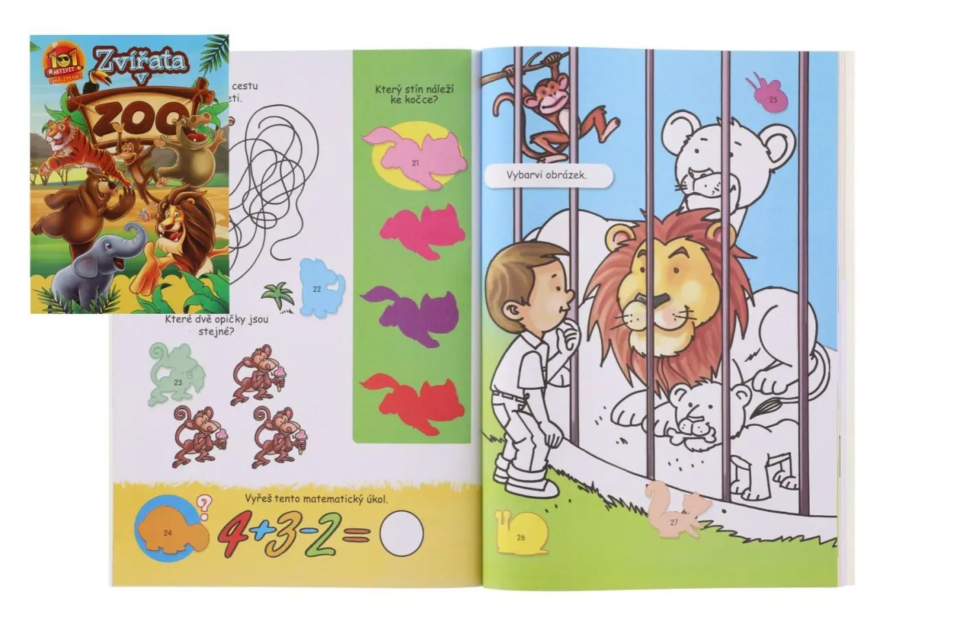 Zvířata v ZOO - 101 aktivity s nálepkami
