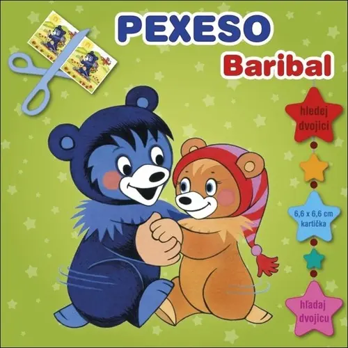 Baribal - pexeso vystřihovací s MAXI kartičkami - hra z kategorie Karty, pexeso