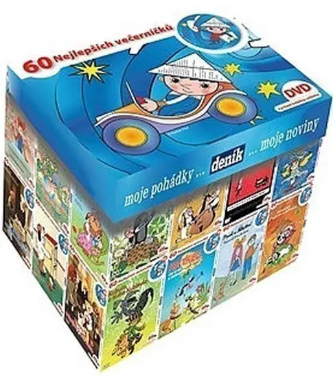Večerníčkový BOX DVD - kolekce 60 večerníčků na DVD - kolektiv autorů