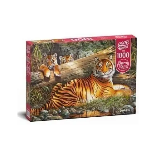 Cherry Pazzi Puzzle - Tygří rodinka 1000 dílků