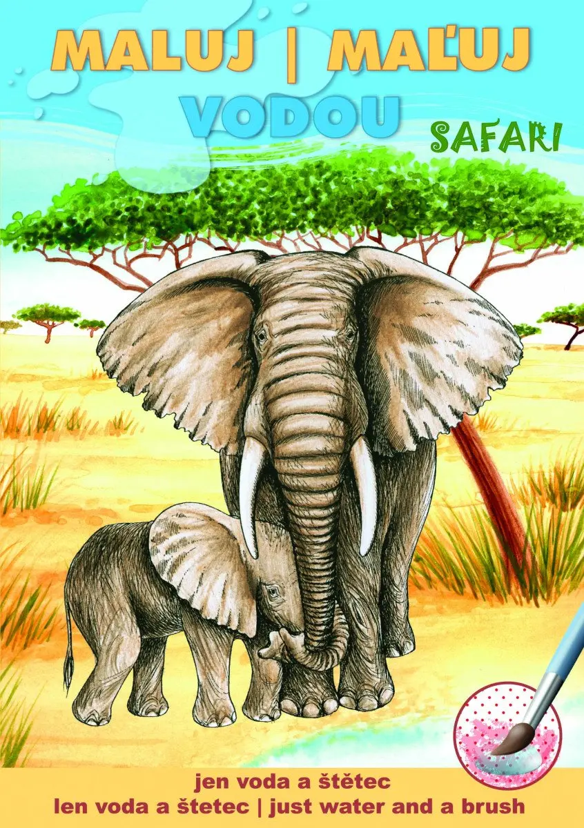 Safari - Maluj vodou A5