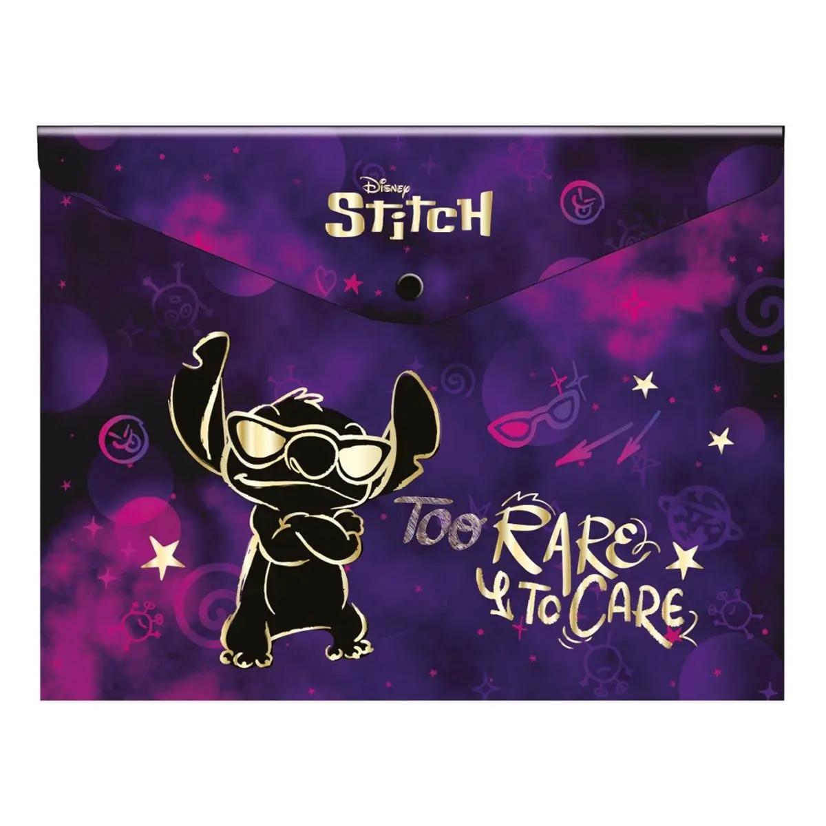 Desky s drukem Colorino A4 PP - Stitch Gold motiv 3