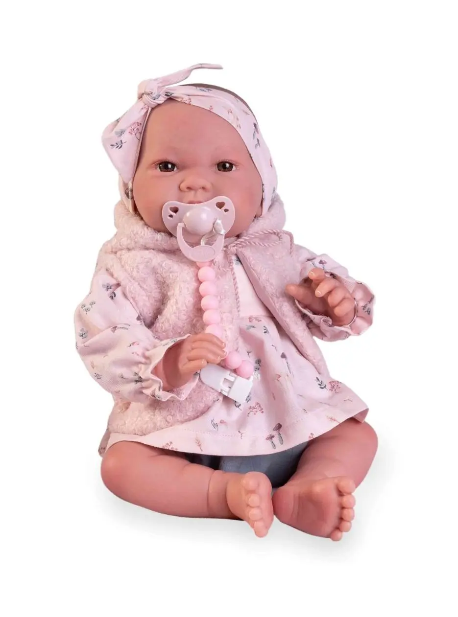 Antonio Juan 80322 Sweet Reborn Nica realistická panenka miminko s měkkým látkovým tělem 42 cm