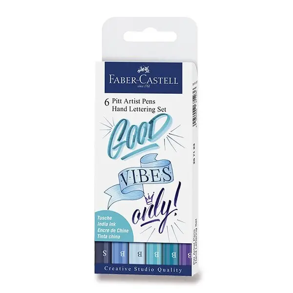 PITT umělecké fixy set Hand Lettering Good vibes