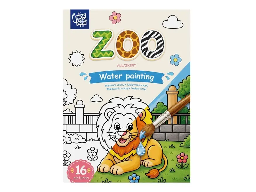 omalovánky vodové - Zoo - 16 stran