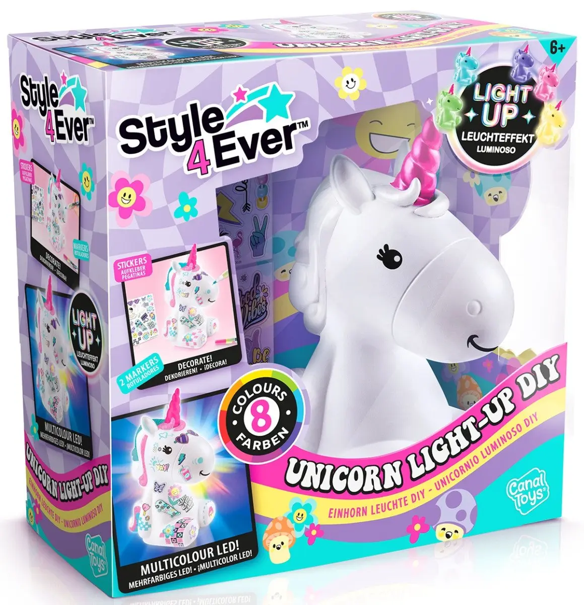 Style4Ever DIY Svítící jednorožec - EPEE
