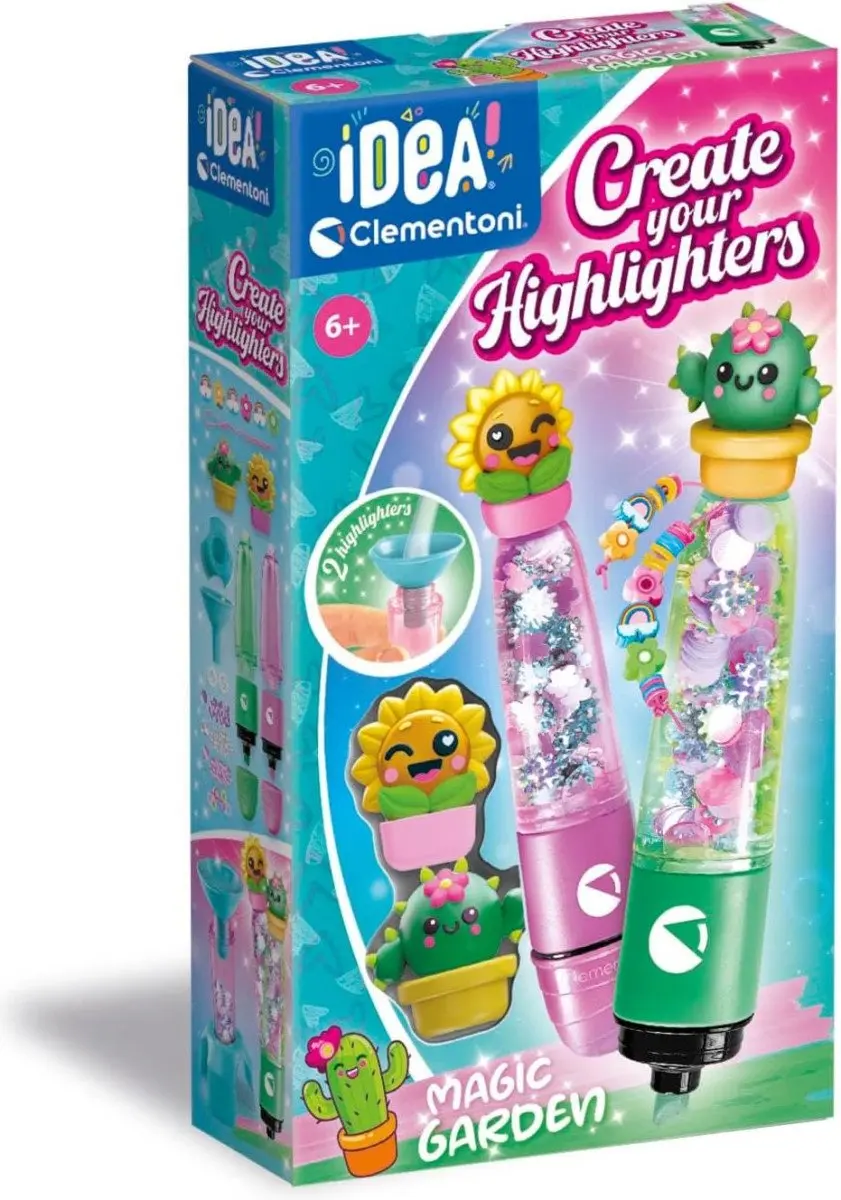 Kreativní sada pro výrobu zvýrazňovačů - Magic Garden