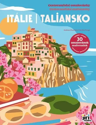 Itálie - Cestovatelské omalovánky