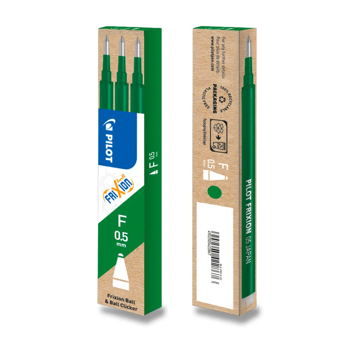 Pilot FriXion Ball 05 Náplň sada 3 ks - zelená