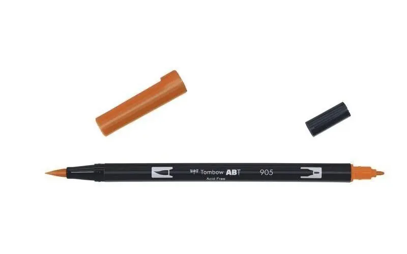 Tombow Oboustranný štětcový fix ABT - red