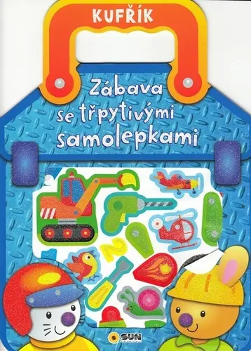 Modrý kufřík - Zábava se třpytivými samolepkami