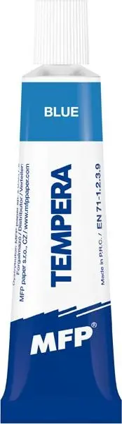 temperové barvy 12ml modrá