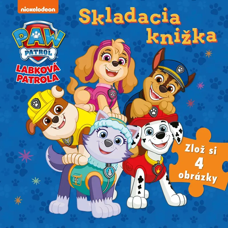 Labková patrola - Skladacia knižka  - kolektiv autorů
