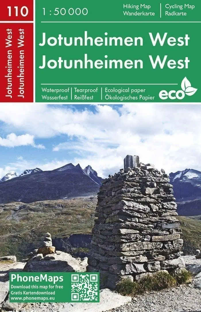 Jotunheimen West 1:50 000