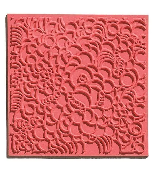 CERNIT polymerová textura - bubliny 90 x 90mm