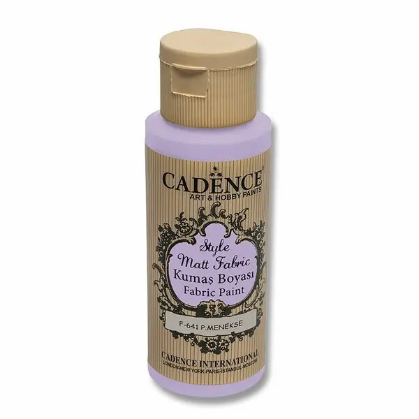 Textilní barva Cadence Style Matt Fabric - fialová lila / 50 ml
